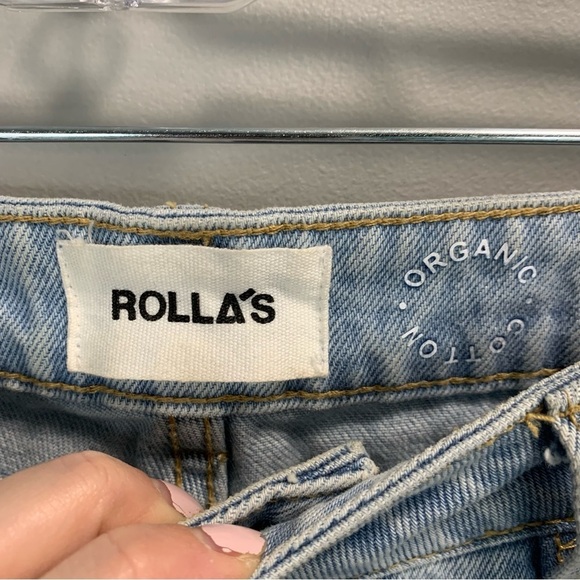 Rolla's Classic Straight Distressed Jeans - Picture 8 of 11